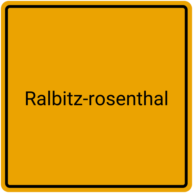 Meldebestätigung Ralbitz-Rosenthal