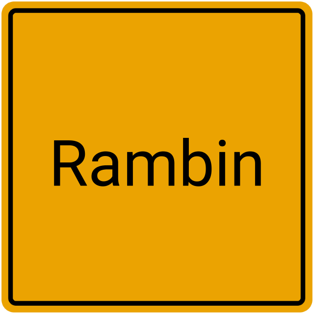 Meldebestätigung Rambin