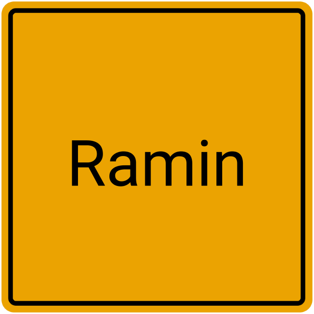 Meldebestätigung Ramin