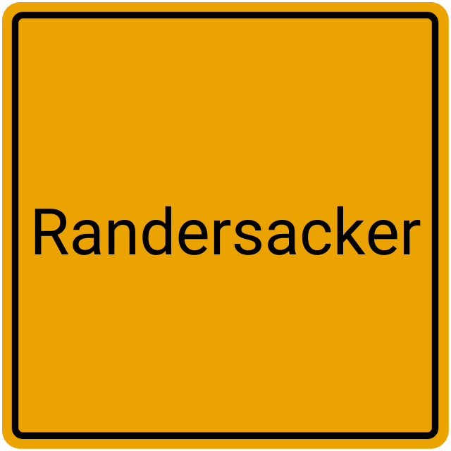 Meldebestätigung Randersacker