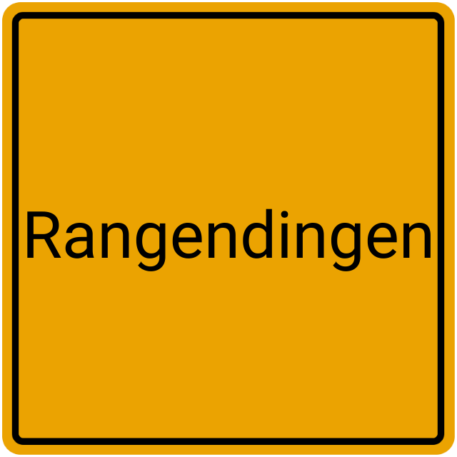 Meldebestätigung Rangendingen