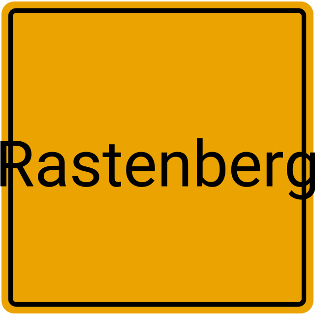 Meldebestätigung Rastenberg
