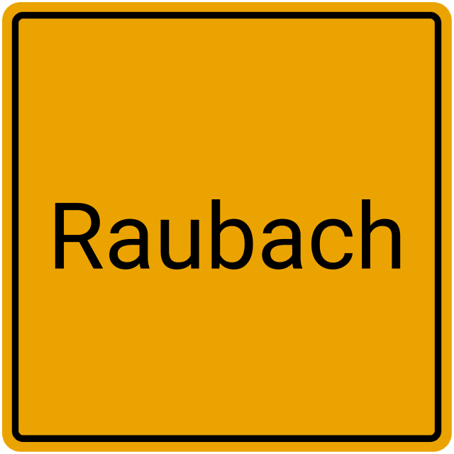 Meldebestätigung Raubach