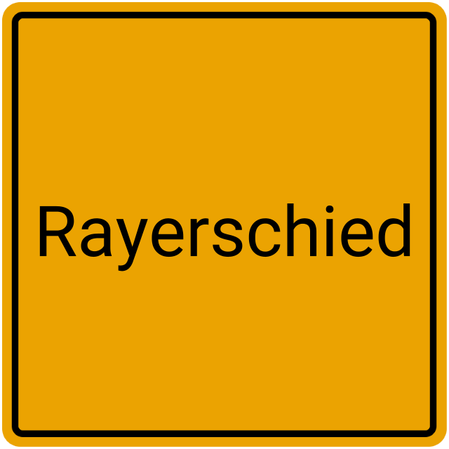 Meldebestätigung Rayerschied