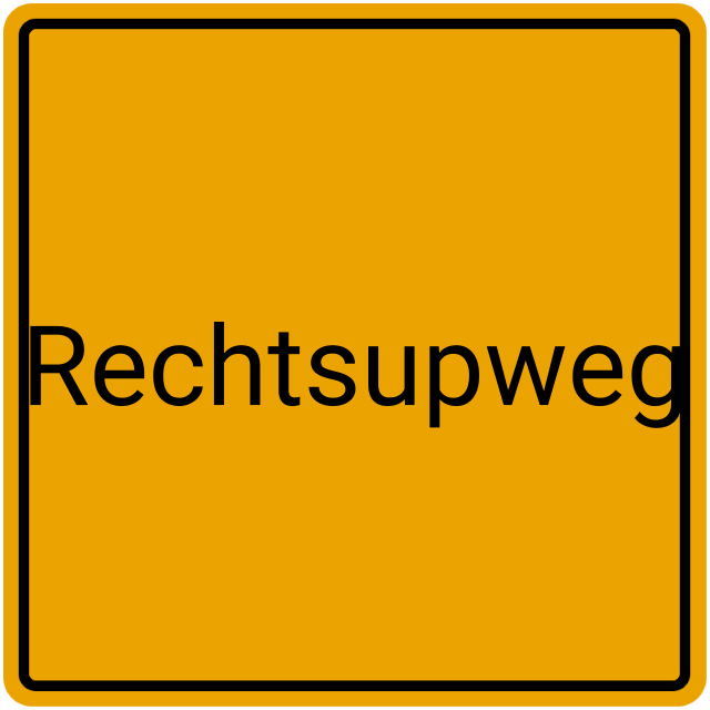 Meldebestätigung Rechtsupweg