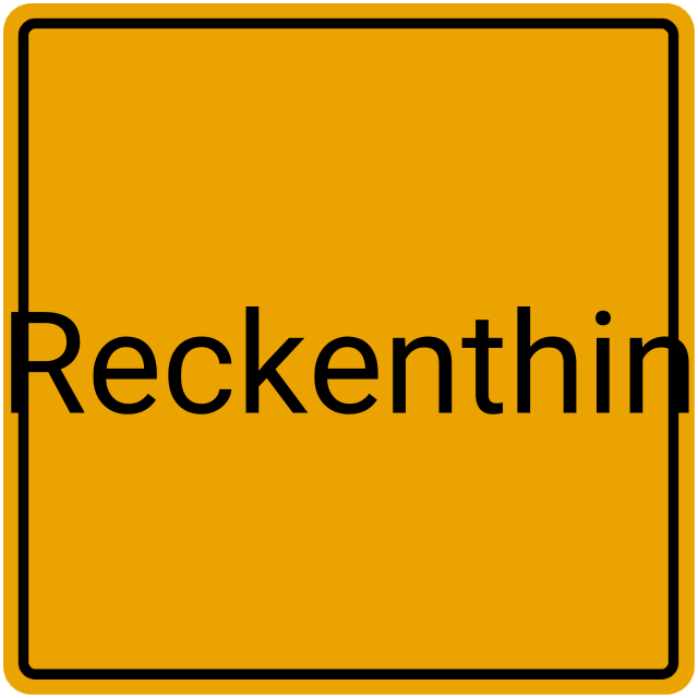 Meldebestätigung Reckenthin