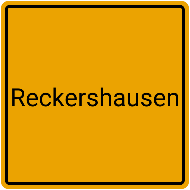 Meldebestätigung Reckershausen