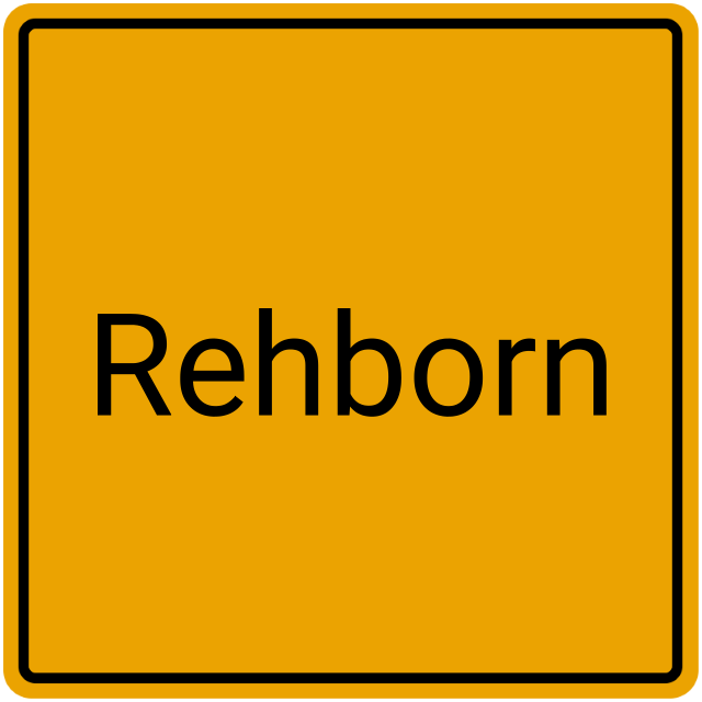 Meldebestätigung Rehborn
