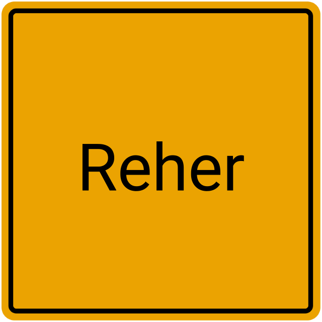 Meldebestätigung Reher