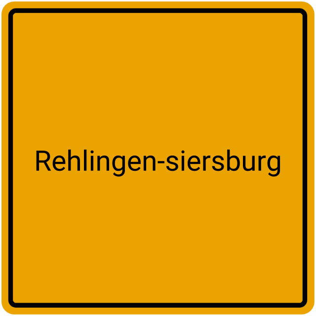 Meldebestätigung Rehlingen-Siersburg