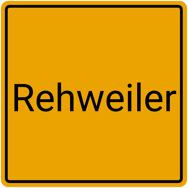 Meldebestätigung Rehweiler