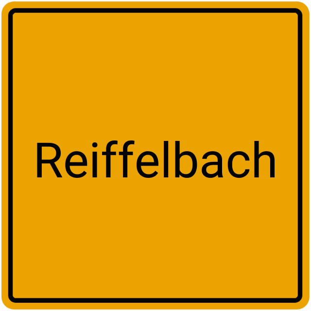 Meldebestätigung Reiffelbach