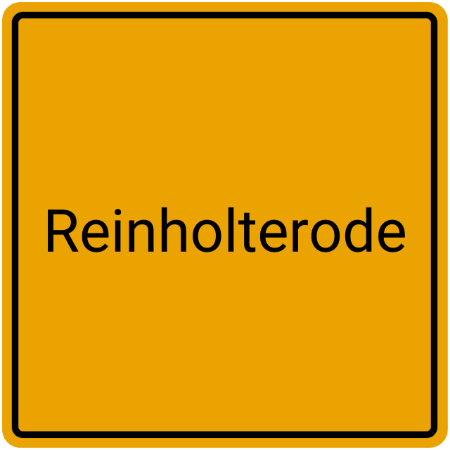 Meldebestätigung Reinholterode