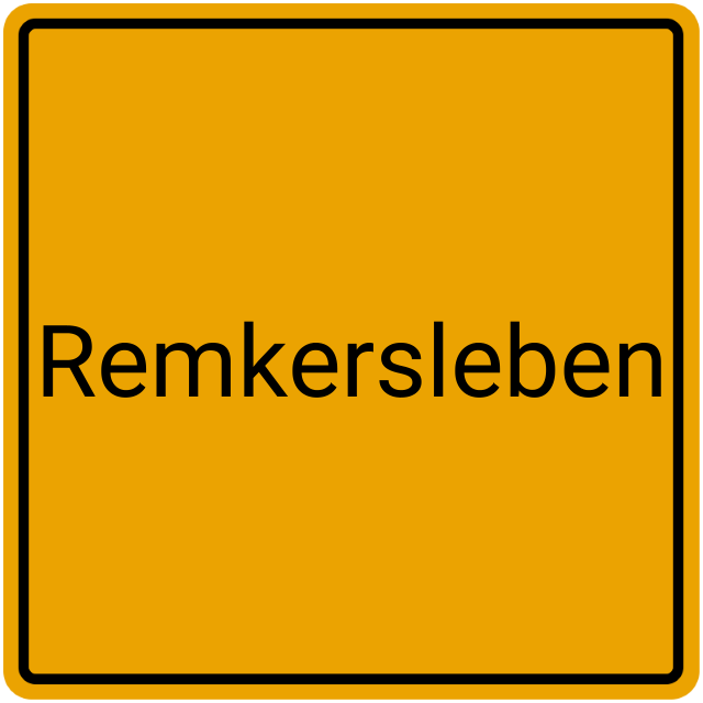 Meldebestätigung Remkersleben