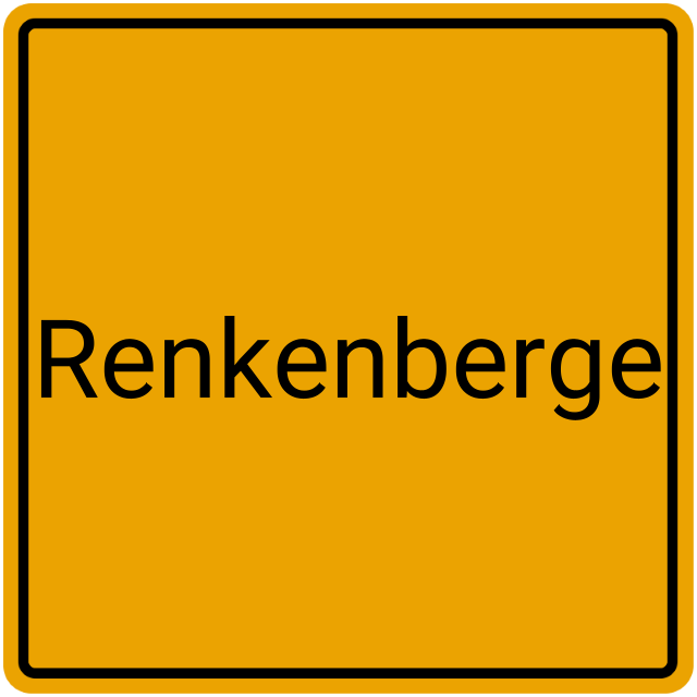 Meldebestätigung Renkenberge
