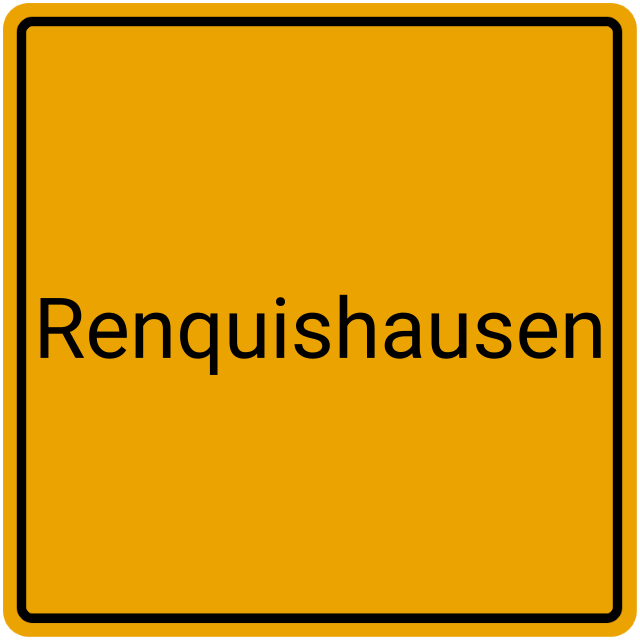 Meldebestätigung Renquishausen