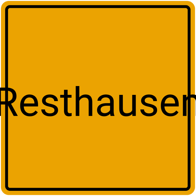 Meldebestätigung Resthausen