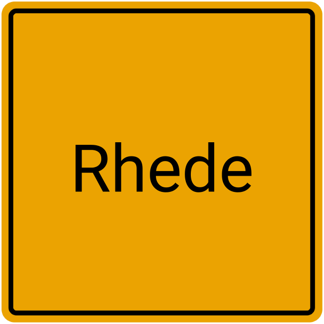 Meldebestätigung Rhede