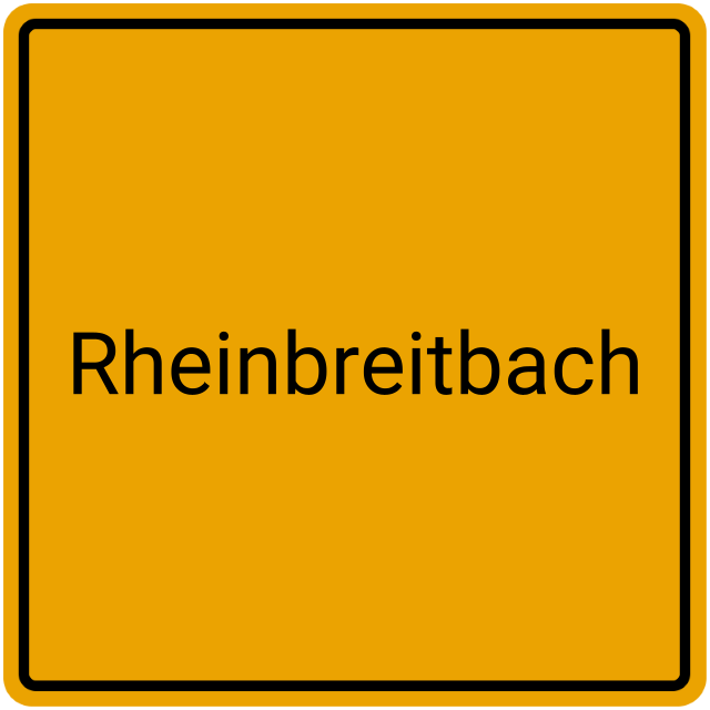 Meldebestätigung Rheinbreitbach