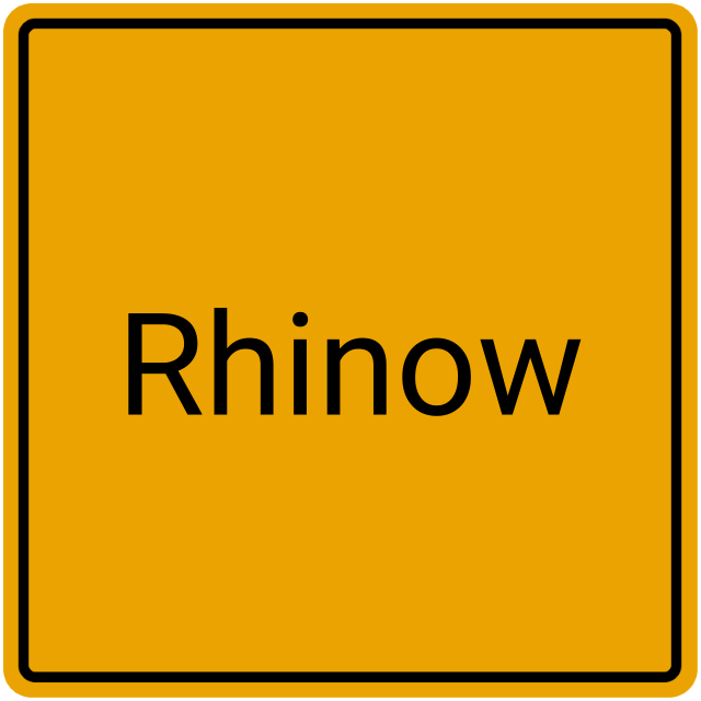 Meldebestätigung Rhinow