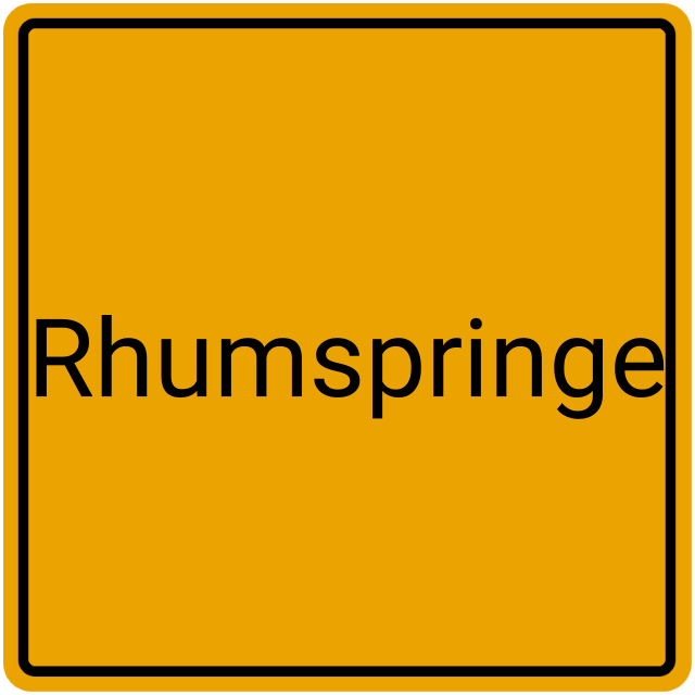 Meldebestätigung Rhumspringe