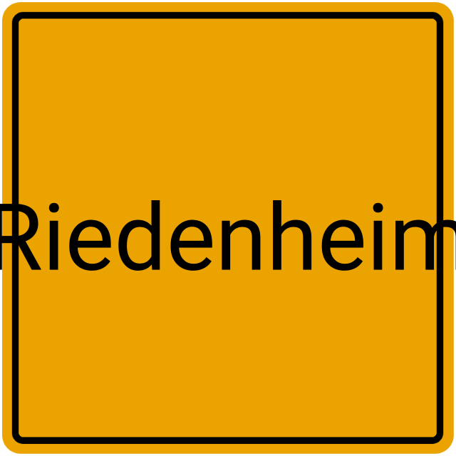 Meldebestätigung Riedenheim