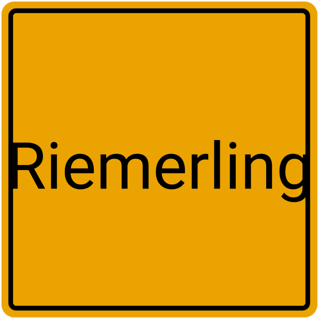 Meldebestätigung Riemerling