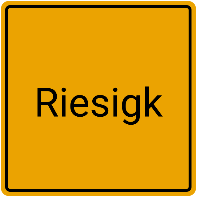 Meldebestätigung Riesigk