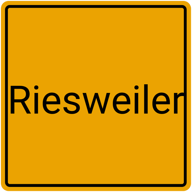 Meldebestätigung Riesweiler