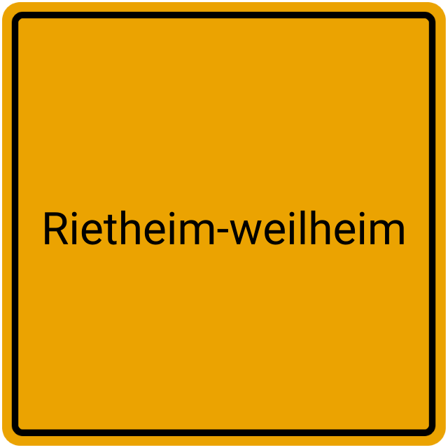 Meldebestätigung Rietheim-Weilheim