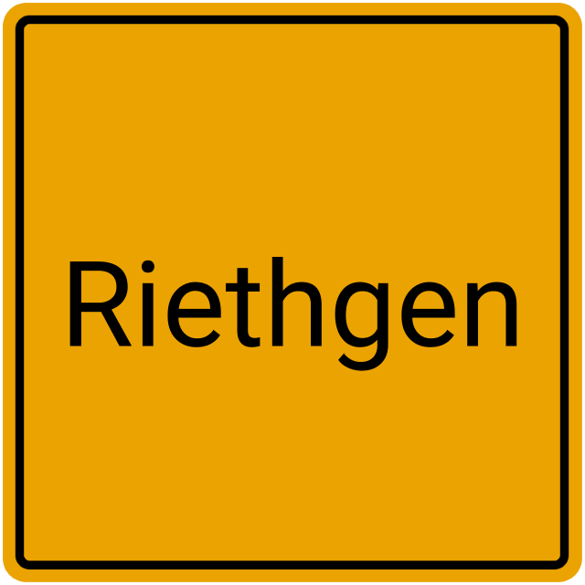 Meldebestätigung Riethgen