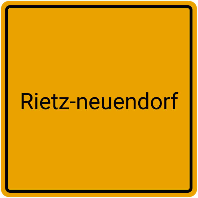 Meldebestätigung Rietz-Neuendorf