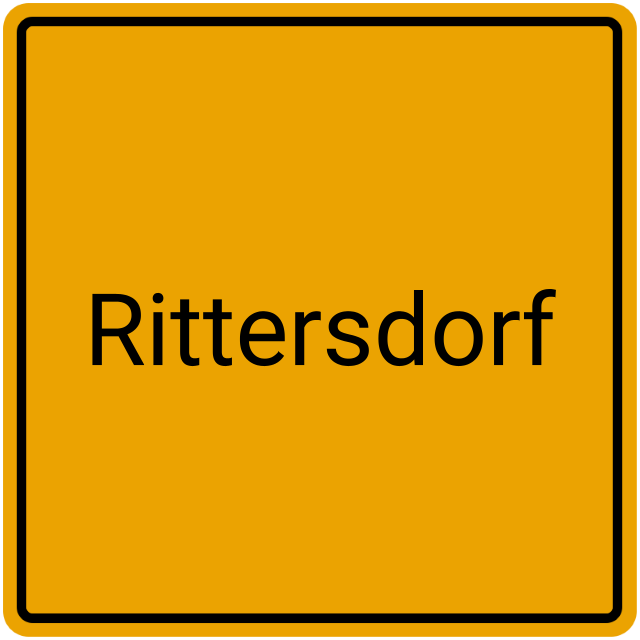 Meldebestätigung Rittersdorf
