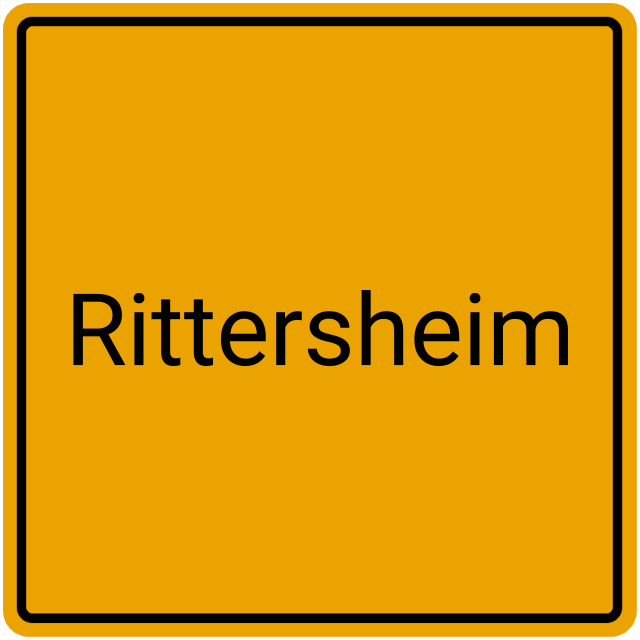 Meldebestätigung Rittersheim