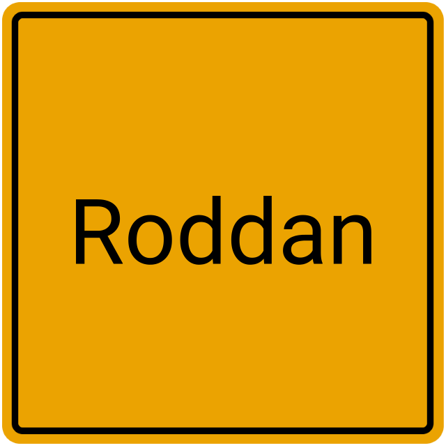 Meldebestätigung Roddan