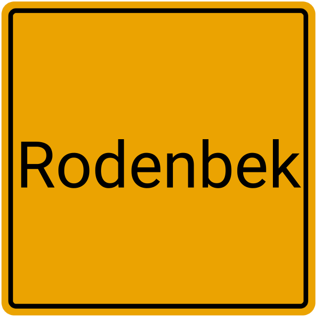 Meldebestätigung Rodenbek