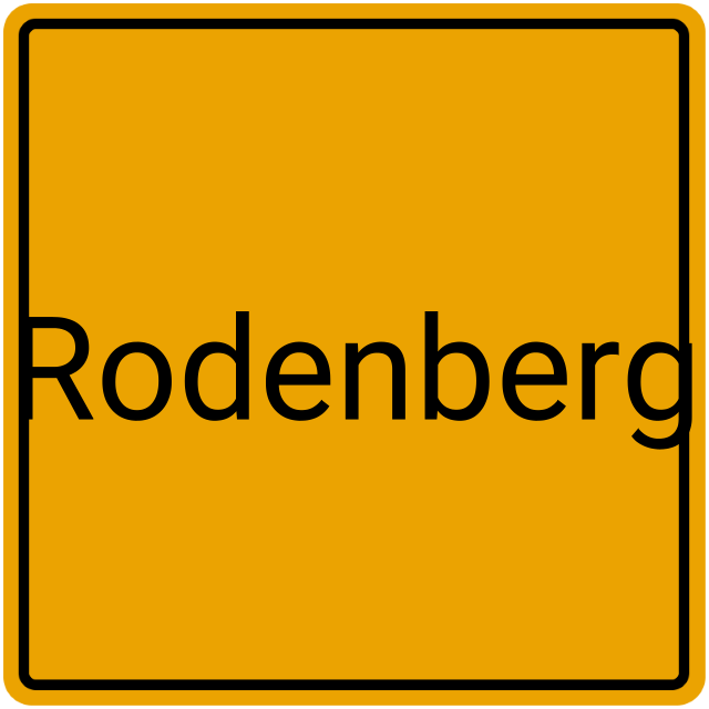 Meldebestätigung Rodenberg