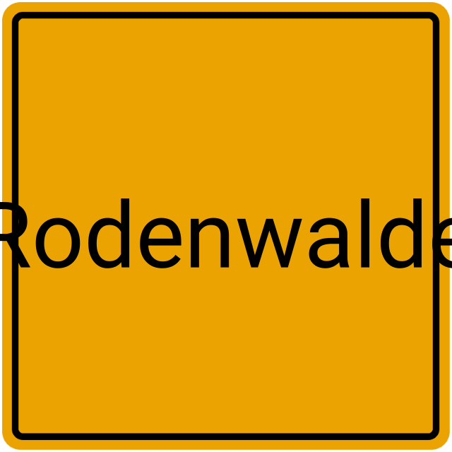 Meldebestätigung Rodenwalde