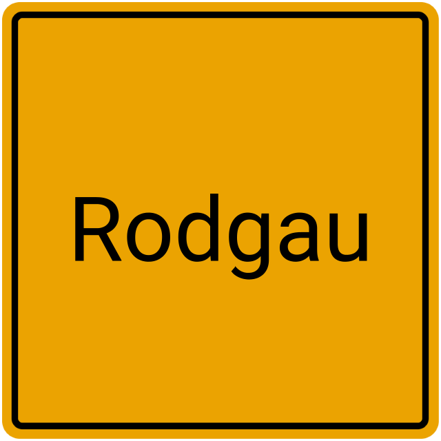 Meldebestätigung Rodgau