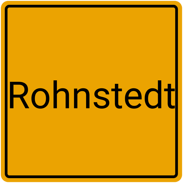 Meldebestätigung Rohnstedt