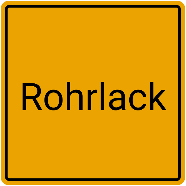 Meldebestätigung Rohrlack