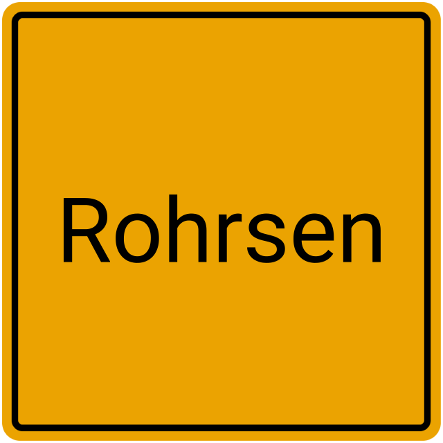 Meldebestätigung Rohrsen