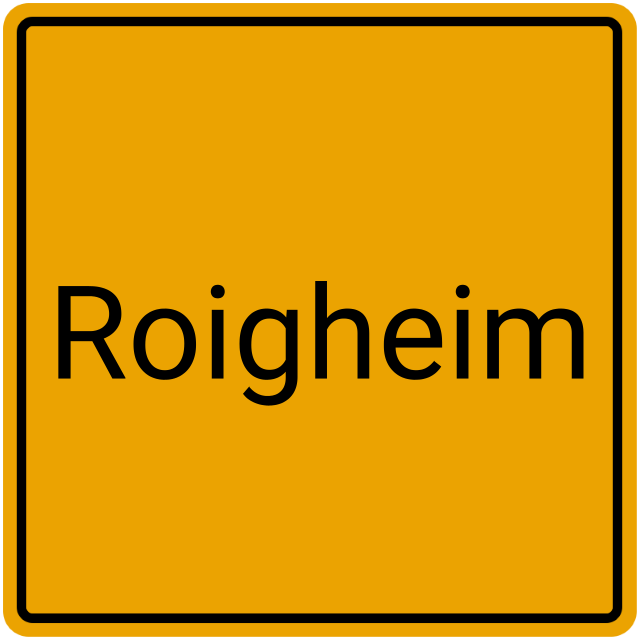 Meldebestätigung Roigheim