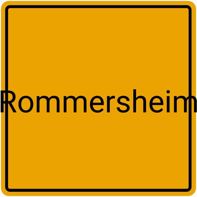 Meldebestätigung Rommersheim