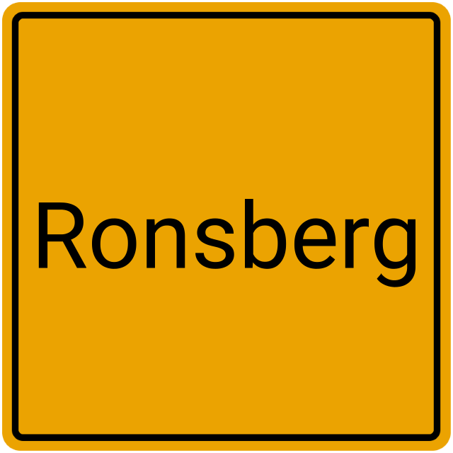 Meldebestätigung Ronsberg