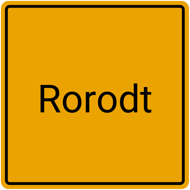 Meldebestätigung Rorodt