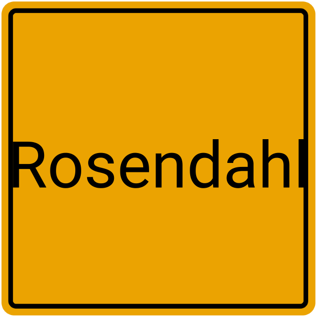 Meldebestätigung Rosendahl