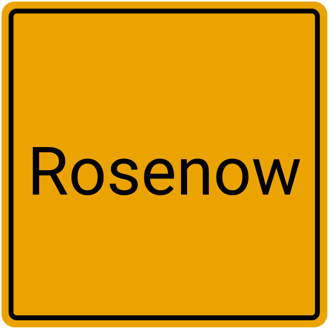 Meldebestätigung Rosenow