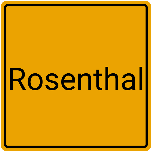 Meldebestätigung Rosenthal