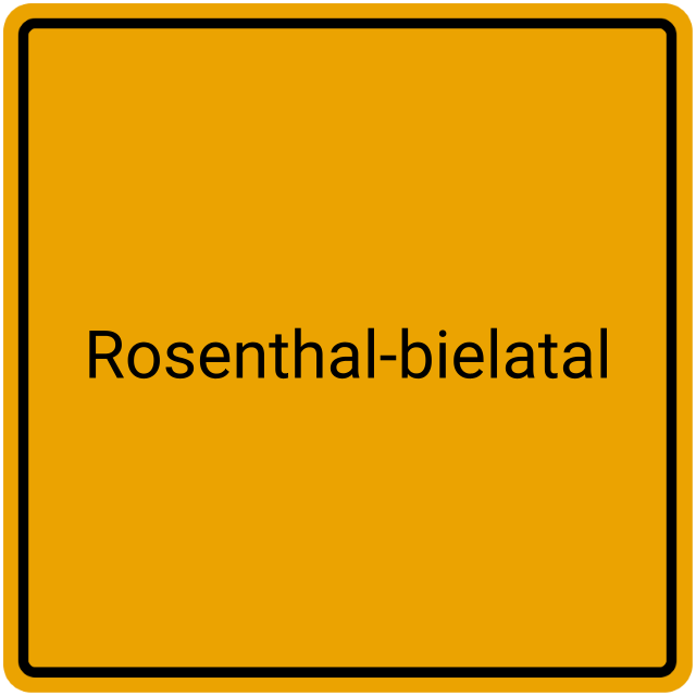 Meldebestätigung Rosenthal-Bielatal